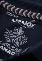 J&JOY - Poloshirt Mannen Manitoba Navy Spirit Print