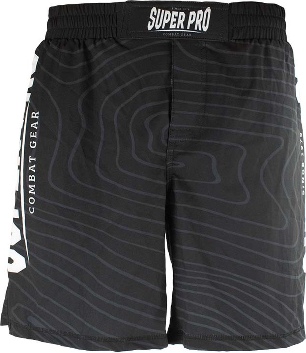 Super Pro Combat Gear MMA Short Zwart/Wit Large