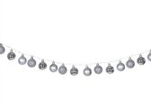 Kerstboomverlichting Kerstverlichting - met Kerstballen 40 LED - 2 m - Zilver