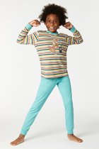 Woody pyjama jongens/heren - multicolor gestreept - mandrill app - 221-1-PLC-S/929 - maat 116