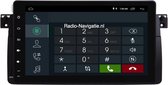 BMW 3-Serie E46 Android 10.0 Navigatie — 2GB / 9 Inch 2din Bluetooth DAB+ Autoradio 4K Video Qled Scherm Apple CarPlay Spraakbediening 5G Wifi Android Auto Apps