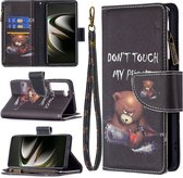Fonu Samsung Galaxy S22 Wallet Hoesje - Don't Touch Me
