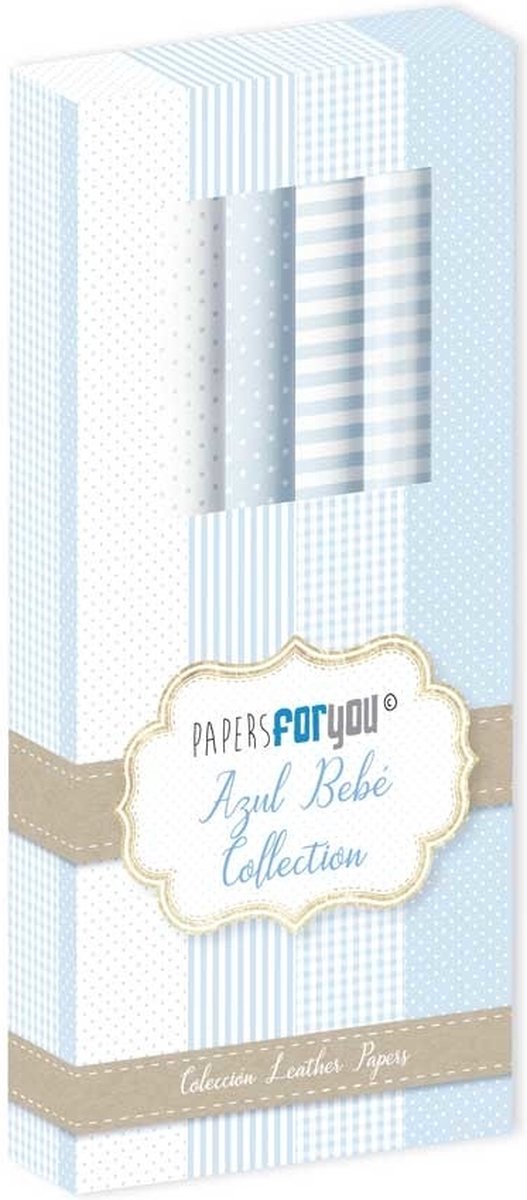 Azul Bebe Leather Paper Kit (4pcs) (PFY-4731)