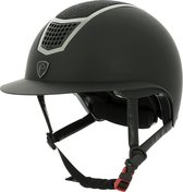 Equi-Theme Veiligheidshelm Airy Black - 53-55 | Zwart | Paardrij helm