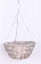 Van der Leeden Hanging basket wilg D40cm grijs