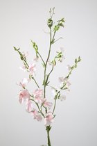 Kunstbloem - Sweetpea -  welriekende lathurys - topkwaliteit decoratie - 2 stuks - zijden bloem - roze - 98 cm hoog