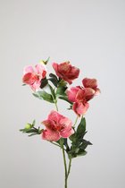 Kunstbloem - Koningsprotea - topkwaliteit decoratie - 2 stuks - zijden bloem - roze - 74 cm hoog