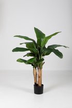 Bananenboom - kunstplant - exotische plant - topkwaliteit - 132 cm hoog