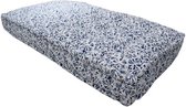 DEKO & CO Bedrukt palletkussen - 60 x 120 x 15 cm - Blauw
