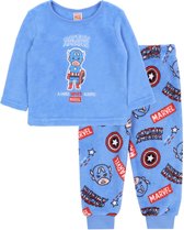 Blauwe fleece babypyjama Captain America MARVEL / 18-24m 92 cm