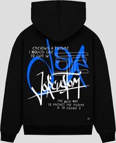 JORCUSTOM Future Loose Fit Hoodie - Zwart - Volwassenen - Maat XS