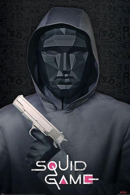 SQUID GAME - Mask Man - Affiche 61x91cm