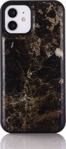Apple iPhone 12 Hoesje - Mobigear - Mandala Serie - Hard Kunststof Backcover - Zwart - Hoesje Geschikt Voor Apple iPhone 12