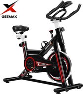 GEEMAX Hometrainer Fiets-Fitness Fiets-8kg Vliegwiel  -met LCD Display/fles houder/Transport wielen-voor Thuis/Gym/Kantoor