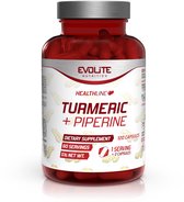 Superfoods - Turmeric + Piperine 120 Capsules - Evolite Nutrition