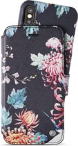 Holdit iPhone X, style wallet magnetisch, oriental birds