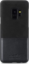Samsung Galaxy S9, selected hoesje leder/suede, zwart