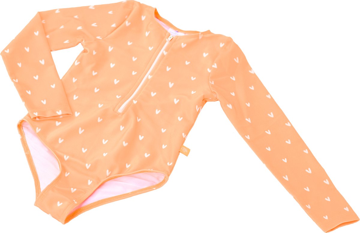 Swim Essentials UV Badpak Meisjes Met Lange Mouwen - Oranje - Oranje Kiss — afbeelding 19