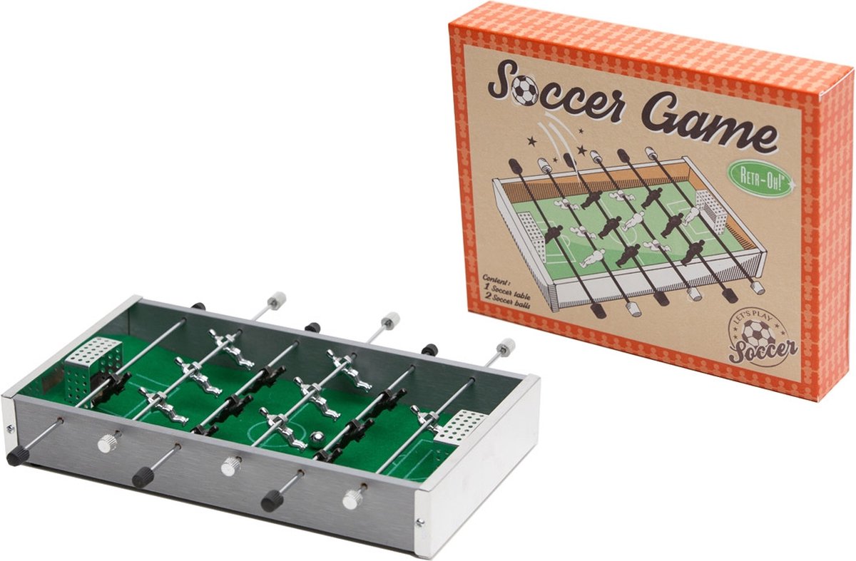Retr-Oh mini spelletje / game Desktop Voetbal voor volwassenen en kinderen OP=OP.