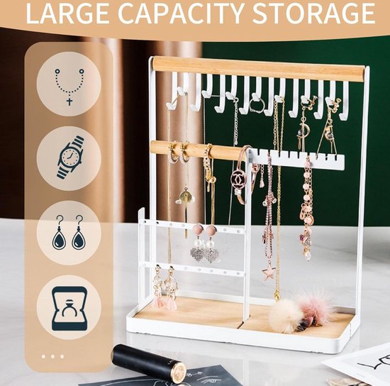 Sieradendoos Organizer Houten Sieraden Opbergdoos