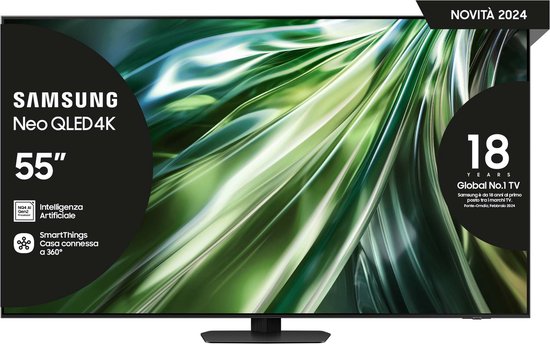 Samsung QE55QN90D - 55 inch - 4K Neo QLED - 2024 - Buitenlands model