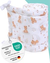 Bol.com Babybedomranding - 70 x 140 en 60 x 120 cm - Oeko-Tex 100 - Zachte bescherming - 100% katoen - Wasbaar tot 40 °C - Nestj... aanbieding