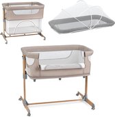 Bol.com Multifunctioneel bed 4-in-1 voor kinderen tot 15 kg - 5-positie-hoogteverstelling met matras bevestigingsriemen en wiele... aanbieding