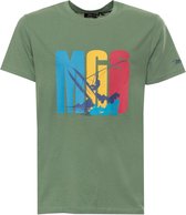 MCS - T-shirt - 10BTS003-L2301-SAGE-GM - Homme - M
