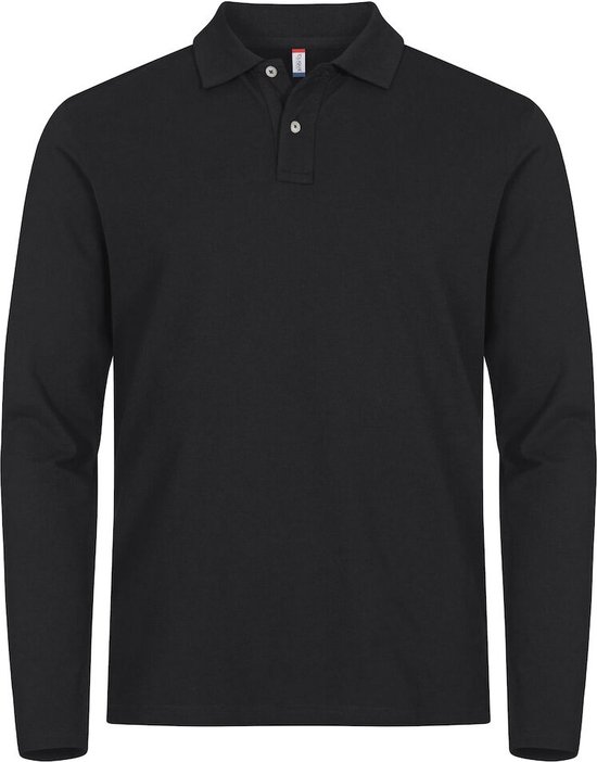 Polo Clique Stretch Premium à S 028262 - Zwart - S