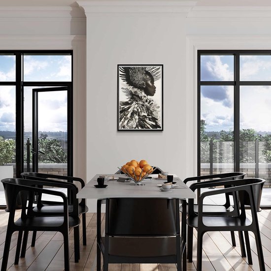 Plume Poster | Chapeau affiche | Affiche de Mode | Accessoires de vêtements pour bébé Affiche | Affiche artistique | Affiche créative | Affiche élégante | 61x91cm | MT | Décoration murale | Affiche murale | Convient pour l'encadrement