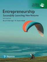 Samenvatting boek Entrepreneurship: successfully launching new ventures (Barringer and Ireland)