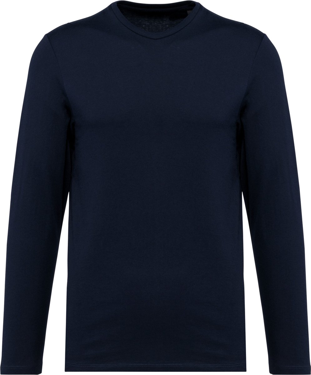 Kariban Premium Supima® heren-T-shirt ronde hals lange mouwen PK302 - Deep Navy - XL