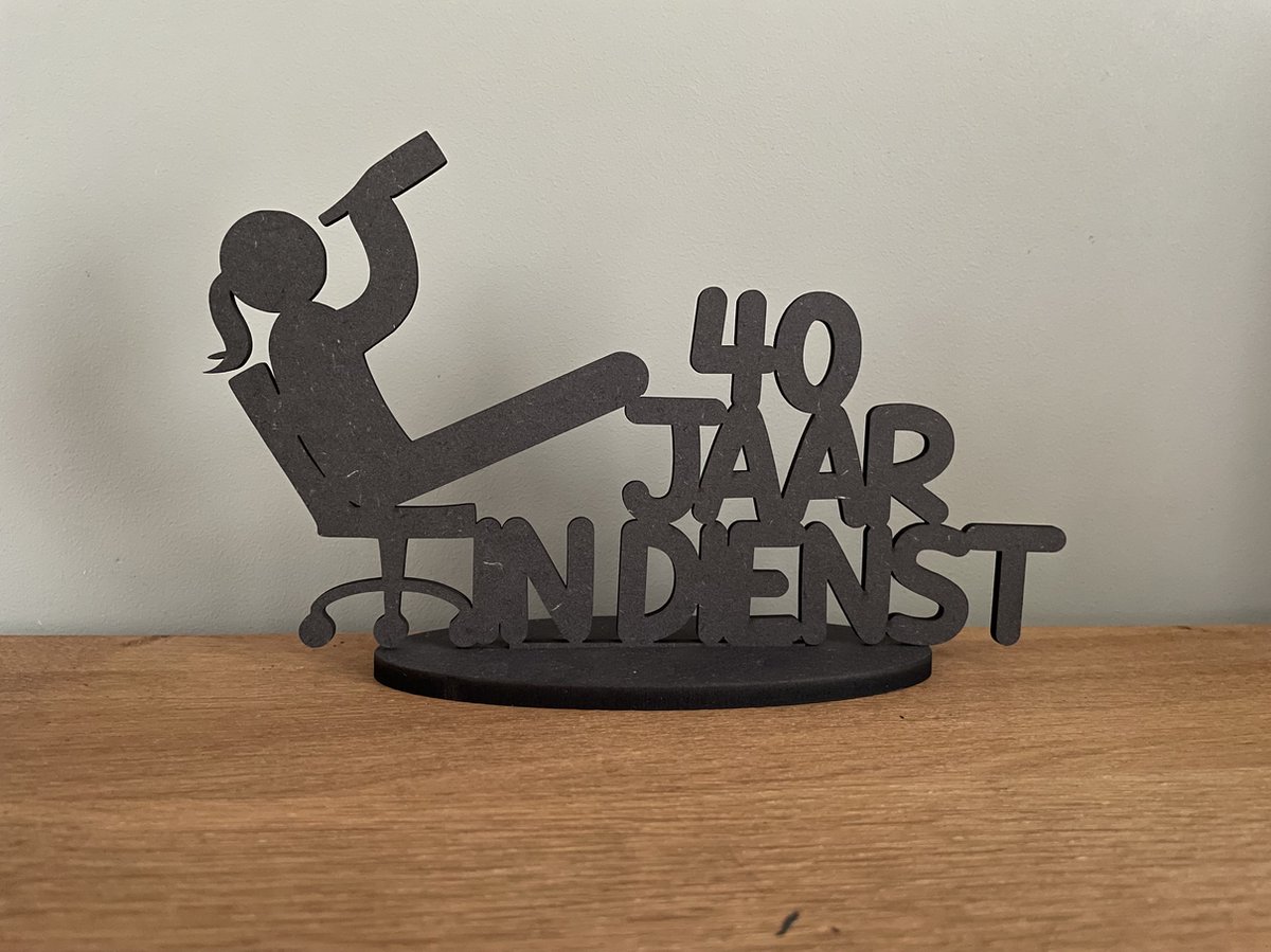 40 jaar in dienst - Vrouw - 40 jaar jubileum cadeau - 40 jaar in dienst versieringen - Werk - Jubileum - 40 jaar in dienst vrouw - 40 jaar in dienst cadeau - 40 jaar in dienst cadeau