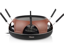 Tristar PZ-9160 - Pizzaovens - 1800W - Ø25cm - Voor 6 personen - 3 Functies in 1