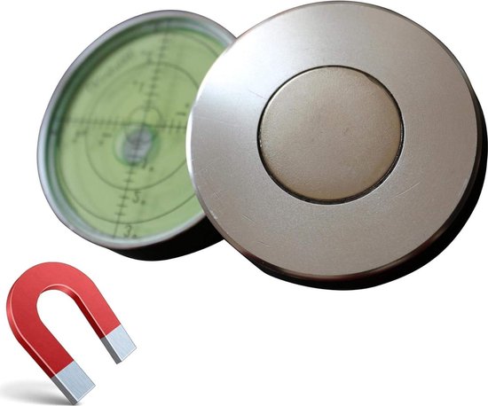 Catelves Waterpas Set - 4 Stuks, 32 mm, Klein, Mini, Libelle - Voor Camper, Caravan, Elektriciens - Spirit Level