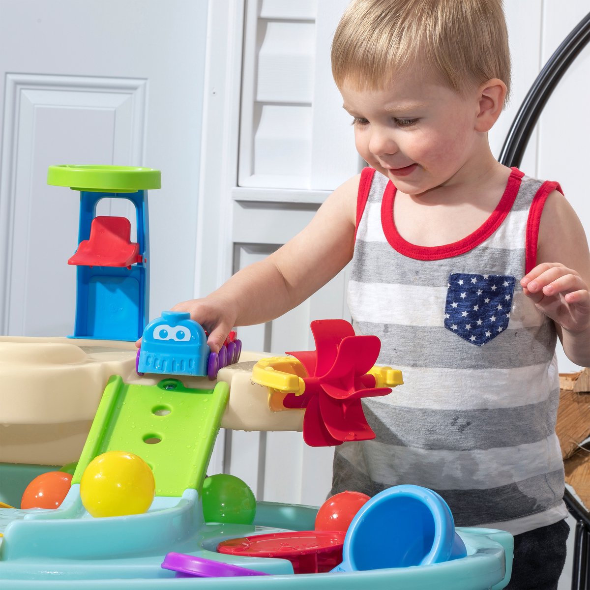 Step2 Ball Buddies Watertafel voor kinderen met ballen - Kinder speelgoed van kunststof met 23 accessoires incl. ballen - Speelgoed activiteitentafel voor binnen of buiten / tuin — afbeelding 6