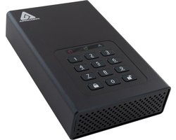 Apricorn Aegis Padlock DT 8TB 8000GB Zwart externe harde schijf