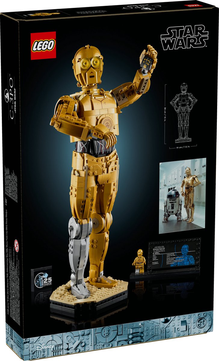 LEGO Star Wars - C-3PO Decoratie Bouwpakket met Droid Figuur - 75398 — afbeelding 13
