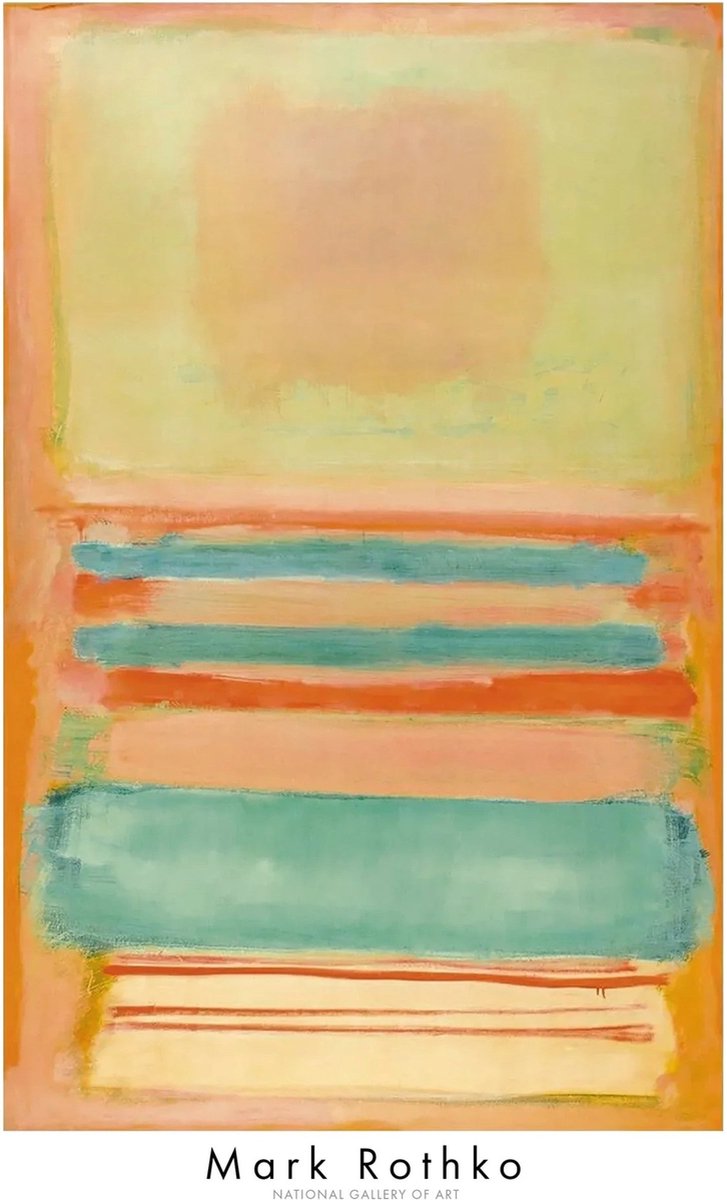 PGM Kunstdruk Mark Rothko No, 7 / No, 11 1949 63,5x101,5cm Divers