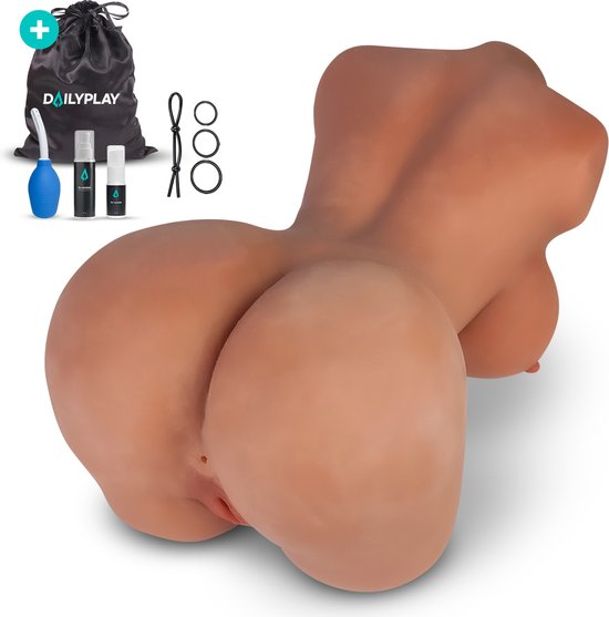 Dailyplay Levensechte Sexpop voor Mannen – TPE - 7,5kg - 44cm - Sex Toys Man - Sekspop Masturbator – Kunstvagina - Real Doll - Pocket Pussy