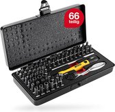 Wiha MicroBit-set ESD & Biratel SL / Zeskant / TORX® / PL / PH in metalen box - 66-delig - 39971