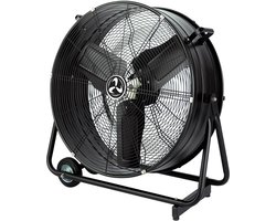 CasaFan DF800 Eco IP54 SL Vloerventilator 123 W (Ø x h) 88 cm x 92 cm Zwart (mat) Zwenkbaar