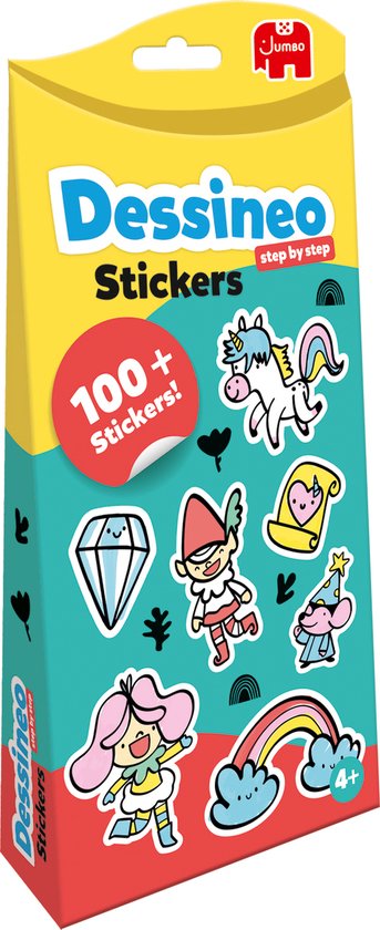 Dessineo Stickers Theme Pack - Feeën & Eenhoorns, 4Y+