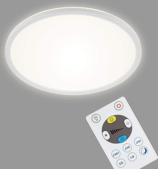 B.K.LICHT Plafondlamp - LED Paneel - dimbaar - indirect licht - led plafonniére