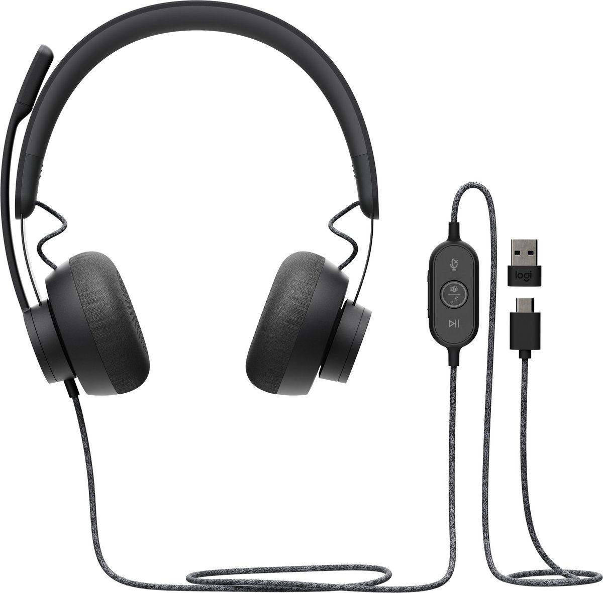 Logitech Zone Teams Bedrade Office Headset