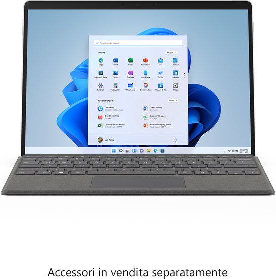 Microsoft Surface Pro 8 - i5 - 8GB RAM - 128GB SSD - Windows 11 | bol