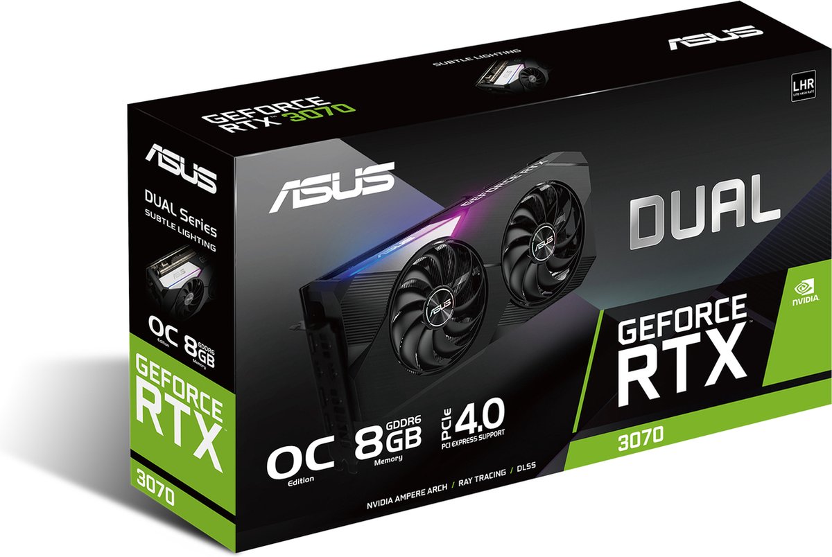 Graphics Card Asus Dual-Rtx3070-O8G-V2 Nvidia videokaart - afbeelding 2