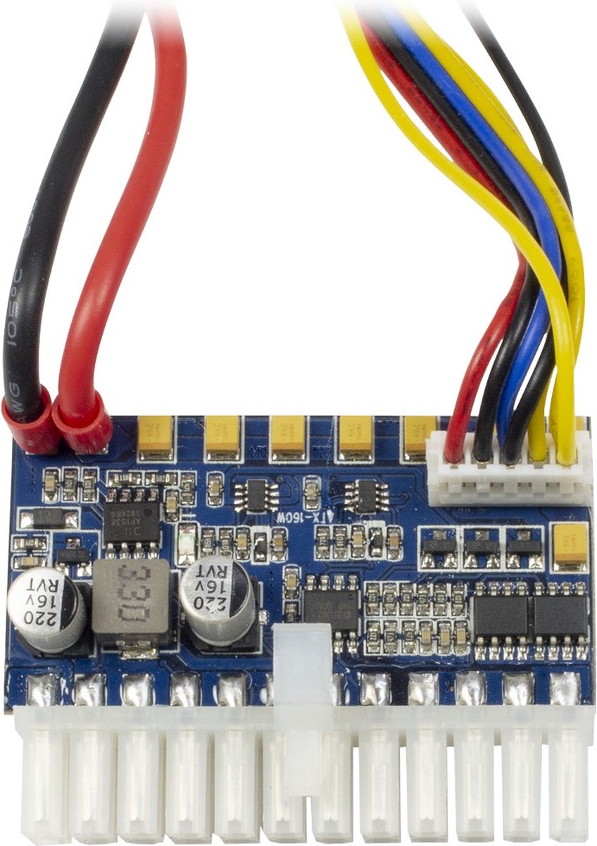 Inter-Tech 88882188 Voeding 160 W 20-Pin Atx Zwart - afbeelding 2