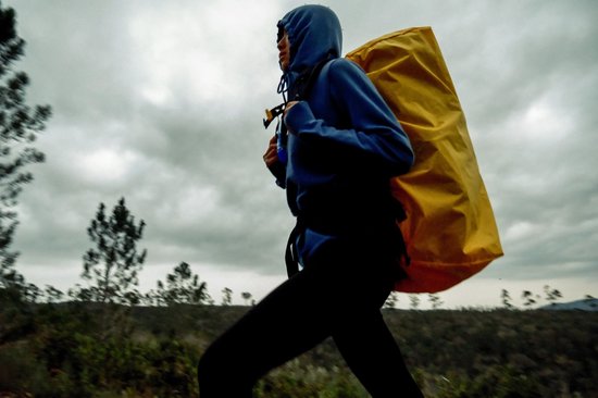 NOMAD® Batura 55 litres Blauw | Sac à dos Premium pour femmes et hommes | Randonnée - Sac à dos de trekking avec Flight Bag / Housse