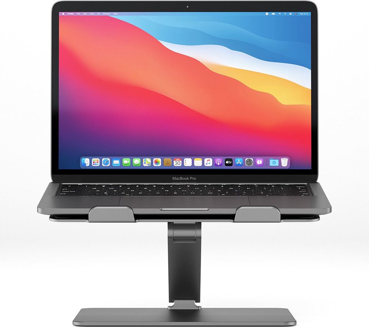 Alogic Elite Adjustable Laptop Riser Space Grey - Notebook stand - Aluminium - 1.25 kg - Grijs